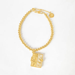 Secret Scriptures Bracelet: Faith - Gold